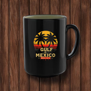 Offcial Gulf Of Mexico Retro Vintage Beach Mug