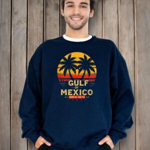 Offcial Gulf Of Mexico Retro Vintage Beach T-Shirt