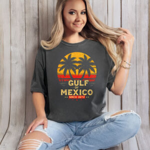 Offcial Gulf Of Mexico Retro Vintage Beach T-Shirt