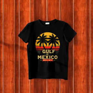 Offcial Gulf Of Mexico Retro Vintage Beach T-Shirt