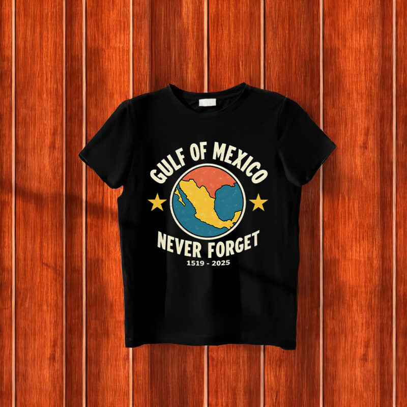 Offcial Gulf of Mexico Never Forget 1519 - 2025 T-Shirt