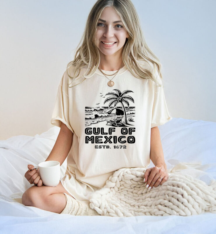Official Estd 1672 Beach Gulf Of Mexico Forever T-Shirt