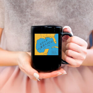 Official Gulf Of Mexico Since 1550 Historic Map Mug