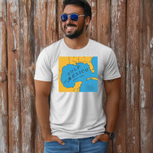 Official Gulf Of Mexico Since 1550 Historic Map T-Shirt