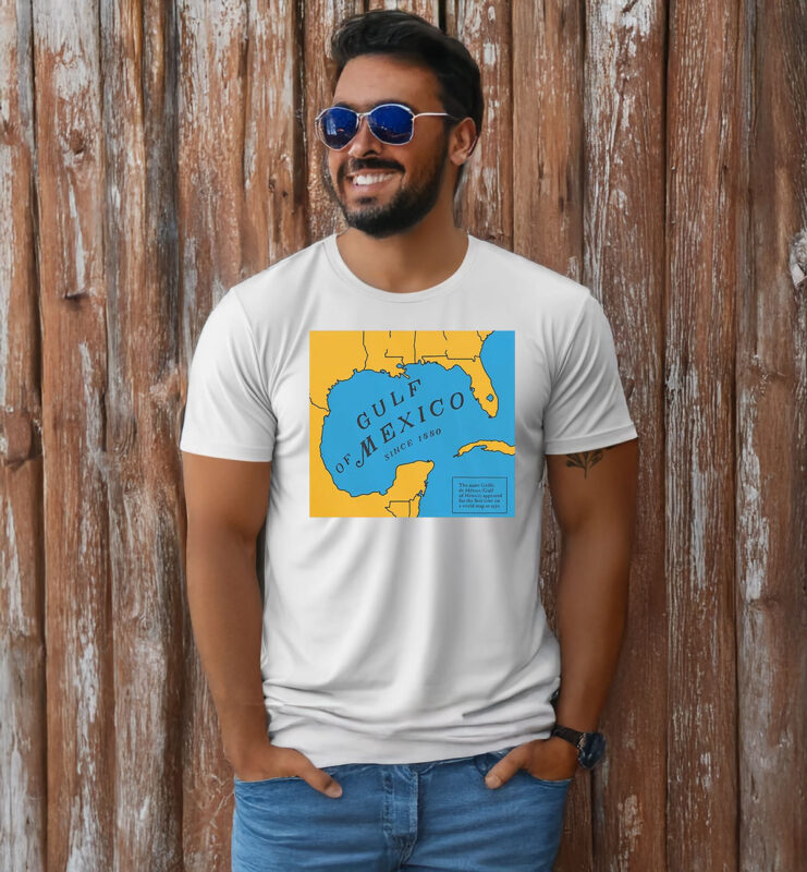 Official Gulf Of Mexico Since 1550 Historic Map T-Shirt