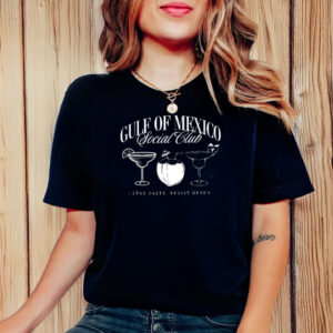 Retro Gulf Of Mexico Social Club Progressive Liberal T-Shirt