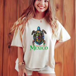 Sea Turtle Gulf of Mexico Never Forget Anti-Trump Gulf of America T-Shirt