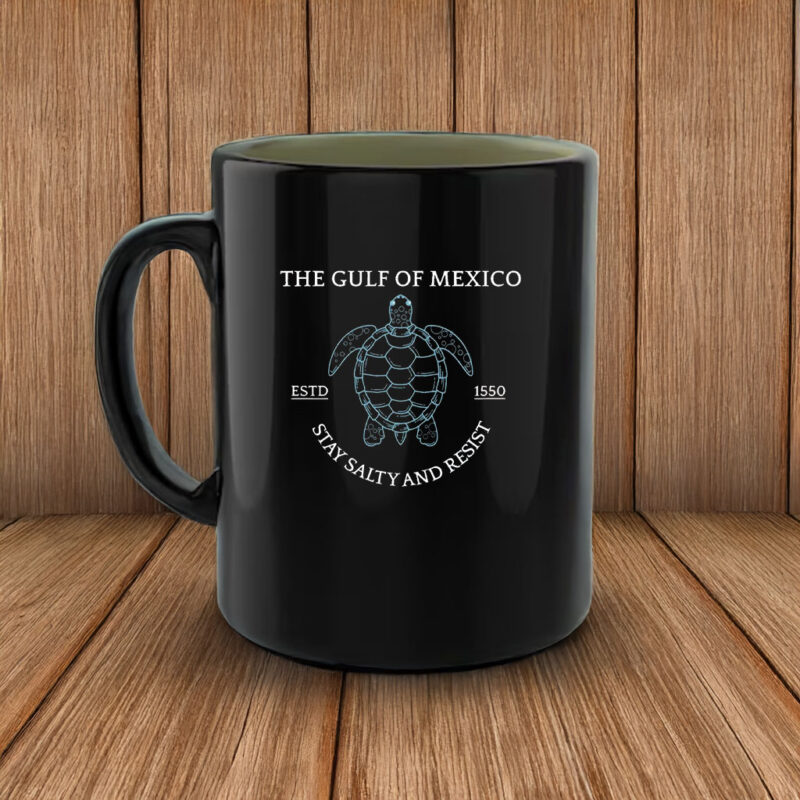 The Gulf Of Mexico ESTD 1550 Stay Saily And Resist Mug