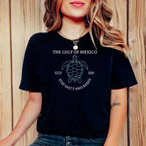 The Gulf Of Mexico ESTD 1550 Stay Saily And Resist T-Shirt