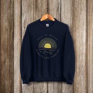 Top Gulf Of Mexico Always & Forever Vintage Sunset Political T-Shirt