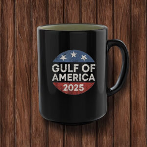 USA Gulf Of Mexico 2025 Retro Vintage Mug