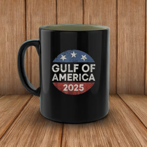 USA Gulf Of Mexico 2025 Retro Vintage Mug