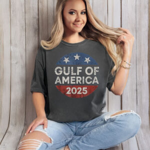USA Gulf Of Mexico 2025 Retro Vintage T-Shirt