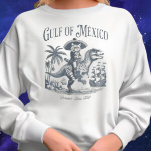 Gulf of Mexico Funny Pirate Cat T-Shirt
