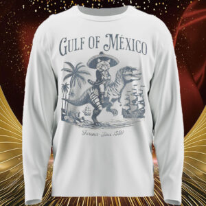 Gulf of Mexico Funny Pirate Cat T-Shirt