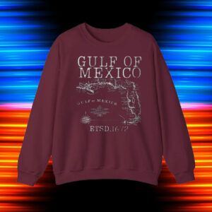 Official Gulf of Mexico Flag Map T-Shirt