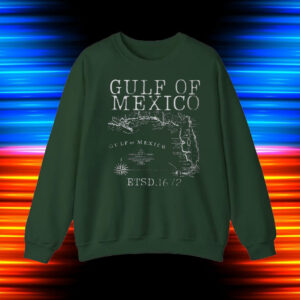 Official Gulf of Mexico Flag Map T-Shirt