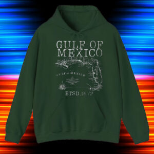 Official Gulf of Mexico Flag Map T-Shirt