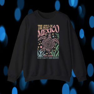 Retro The Gulf of Mexico EST 1550 Stay Salty and Resist t-Shirt