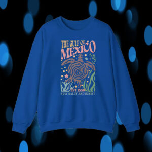 Retro The Gulf of Mexico EST 1550 Stay Salty and Resist t-Shirt